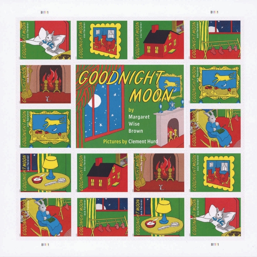80 Goodnight Moon USPS Children's Book Margaret Wise Brown Rabbit Forever Stamps